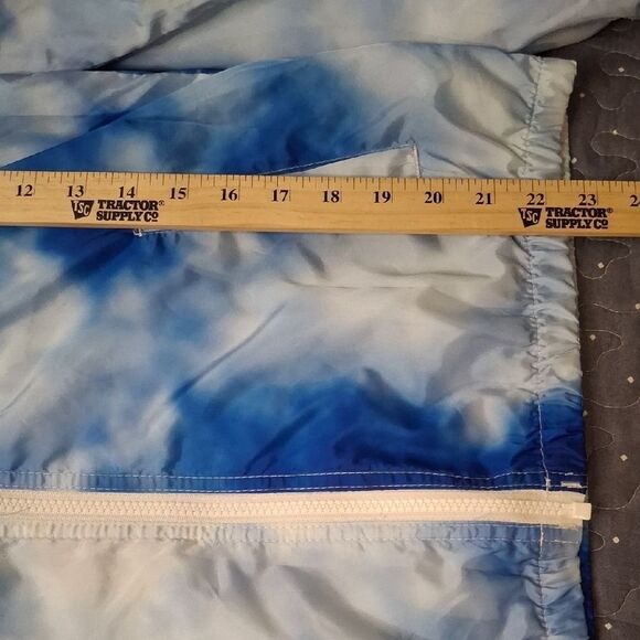 Justice Blue Tie-Dye Zip-Up Jacket size 18/20 - Picture 6 of 6